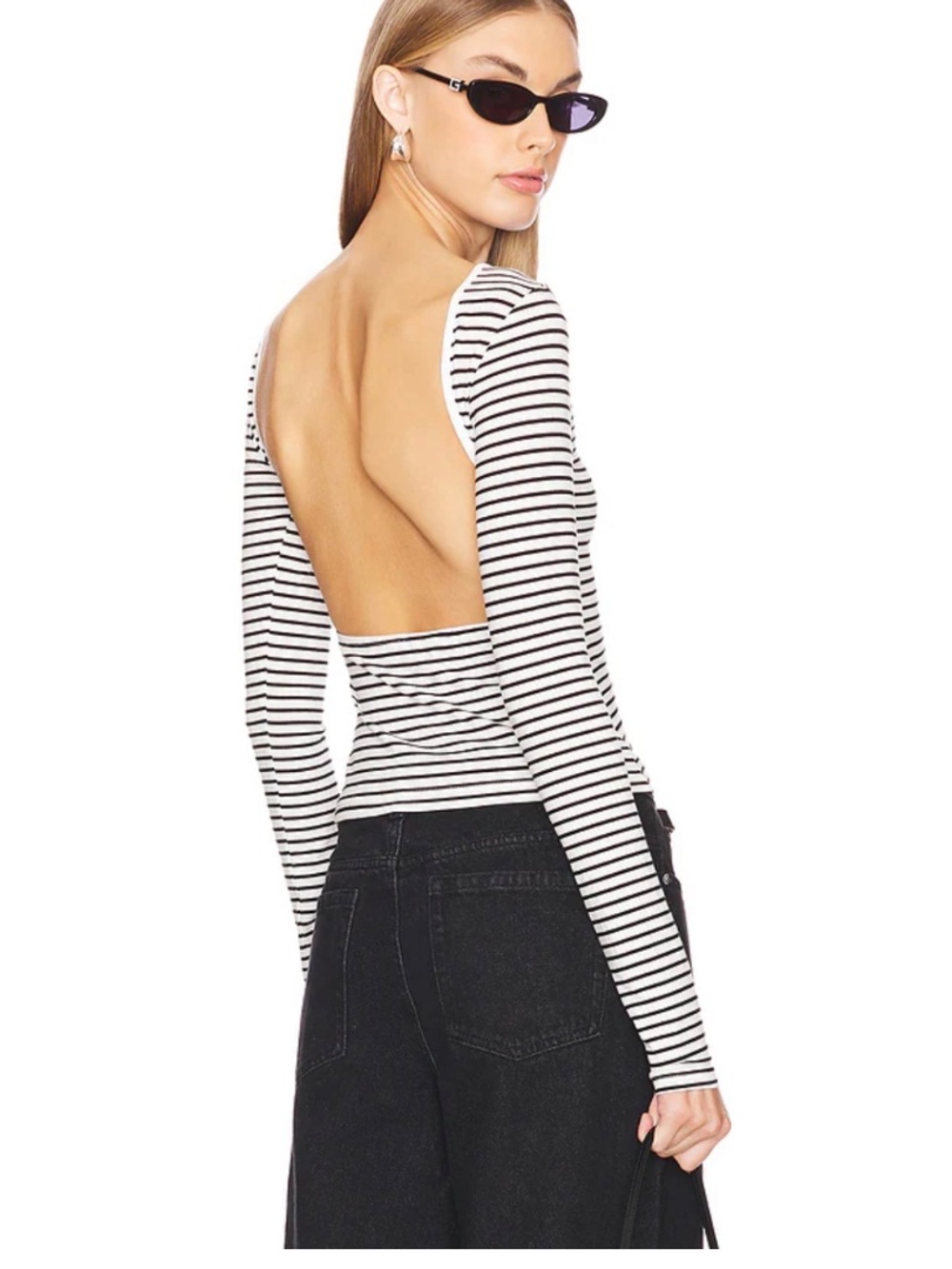 Striped backless top - Picture 2 of 3